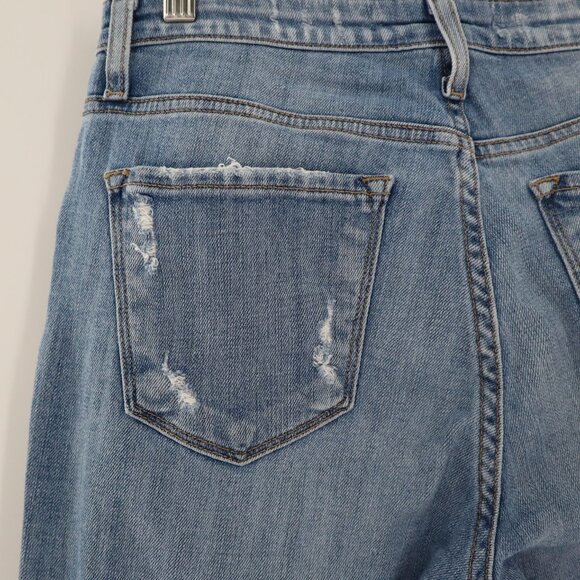 Flying Monkey High Rise Ankle Jeans Womens 27 Blue Boho Streetwear Retro Vintage - Picture 9 of 11